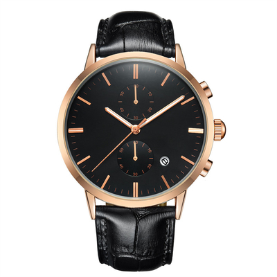 Der Männer Bewegungs-schwarze Digital-Sport-Uhr der Chronograph-Kalender-Uhr-zufällige des Quarz-PE90