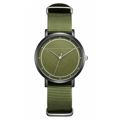 Digital-Nylonarmbanduhr-verstärkter Glasspiegel-Legierungs-Mineralkasten