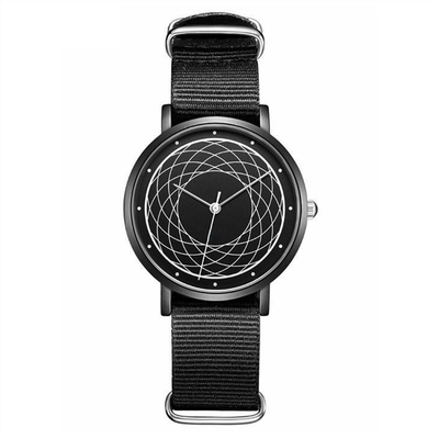Digital-Nylonarmbanduhr-verstärkter Glasspiegel-Legierungs-Mineralkasten