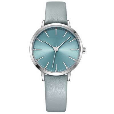 LEGIERUNG Microfiber-Oberfläche der Lederband-Frauen-Quarz-Armbanduhr-14mm Luxus