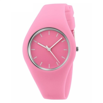 Digitaluhr-Silikonkautschuk-Band-Silikonkautschuk-Uhr Jelly Color Couple Watch