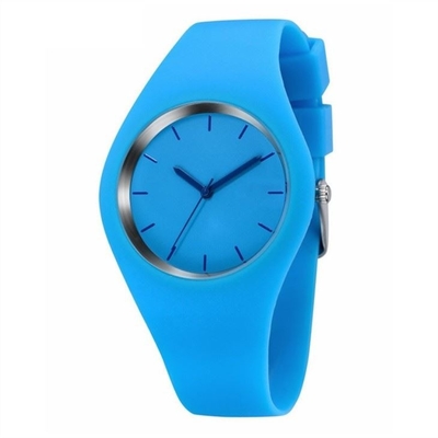 Digitaluhr-Silikonkautschuk-Band-Silikonkautschuk-Uhr Jelly Color Couple Watch