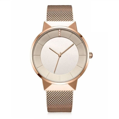 Luxuriöse passende Paar-zufällige Uhren-Quarz-Armbanduhr