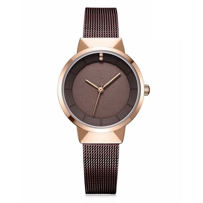 Luxuriöse passende Paar-zufällige Uhren-Quarz-Armbanduhr