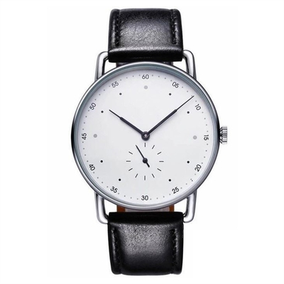 Kasten-Größen-Leder-Sport-Uhrenarmbänder der Soem-Retrostil-Männer Digitaluhr-40mm