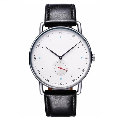 Kasten-Größen-Leder-Sport-Uhrenarmbänder der Soem-Retrostil-Männer Digitaluhr-40mm