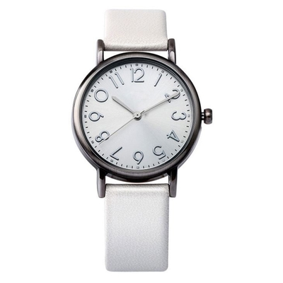 Quarzwerk-Damen überziehen Leben-wasserdichte kleine lederne Uhr Uhr-Vogues 30m mit Leder