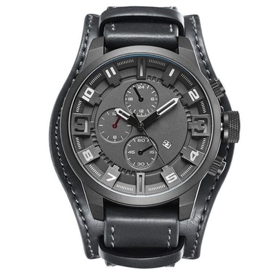 Pin Buckle Minimalist Mechanical Watch-Weinlese-mechanischer Sport passt auf