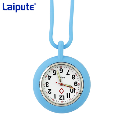 Laipute pflegt Digital-Taschenuhr-Halterneck Silikon-Krankenschwester Watch Quartz Movement