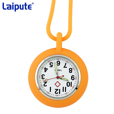 Laipute pflegt Digital-Taschenuhr-Halterneck Silikon-Krankenschwester Watch Quartz Movement