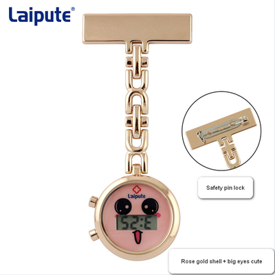 Nette Digital-Krankenschwestern befestigen auf Taschenuhr 27mm, Fall-Zink-, daslegierung imprägniern