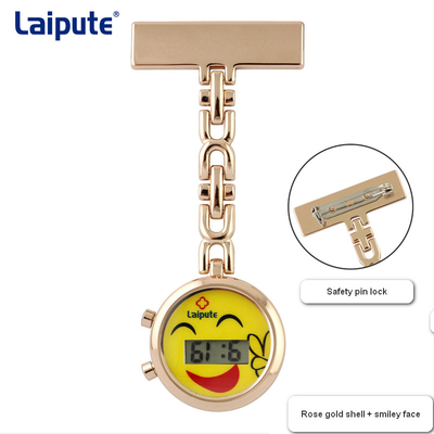 Nette Digital-Krankenschwestern befestigen auf Taschenuhr 27mm, Fall-Zink-, daslegierung imprägniern