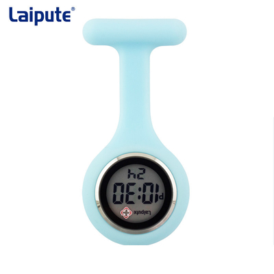 Haut-freundliche Silikon-Krankenschwester Watch elektronischer Anzeige Pin Buckle Digital Fob Watchs