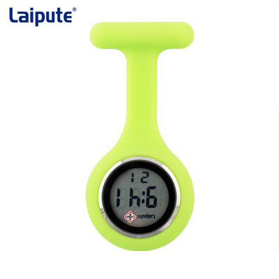 Haut-freundliche Silikon-Krankenschwester Watch elektronischer Anzeige Pin Buckle Digital Fob Watchs