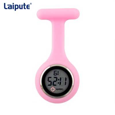 Haut-freundliche Silikon-Krankenschwester Watch elektronischer Anzeige Pin Buckle Digital Fob Watchs