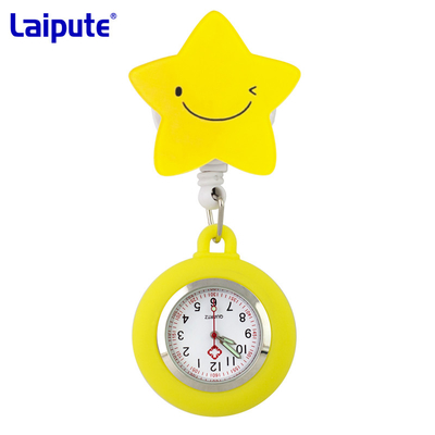 Krankenschwestern des Silikon-Bügel-41mm befestigen auf Taschenuhr-wasserdichter einziehbarer Krankenschwester Watch
