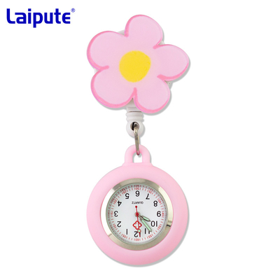 Krankenschwestern des Silikon-Bügel-41mm befestigen auf Taschenuhr-wasserdichter einziehbarer Krankenschwester Watch