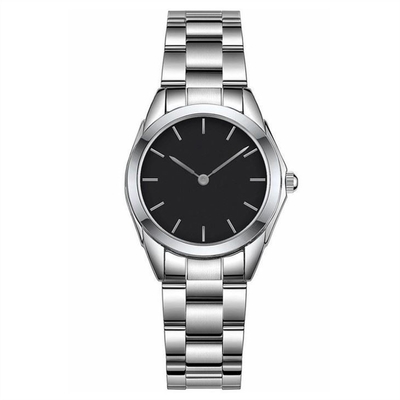 Quarzwerk-Frauen-Edelstahl passt 40mm Galvanisierungsfall auf