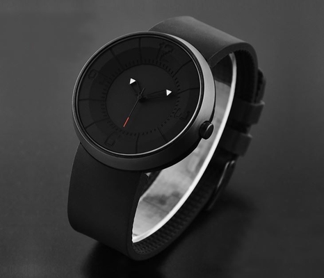 Die Uhr-Silikon-Band-der Männer der Männer das Silikon-Bügel-Uhr-Sport passt Silikon-Band auf
