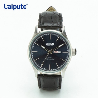 Die Chronograph-Lederband-Kalender-Uhr der Pantone-Farbmänner
