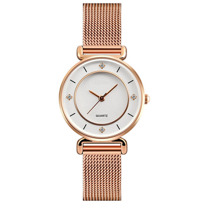 Die Uhr der einfachen und modernen Frauen mit Diamond Quartz Creative Watch