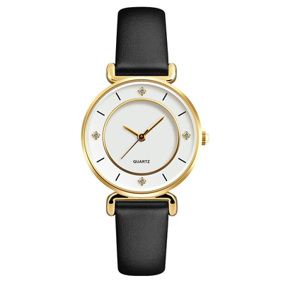 Die Uhr der einfachen und modernen Frauen mit Diamond Quartz Creative Watch