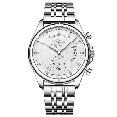 Sport-Art-rostfreie Bügel-Uhr-große Skala-Quarz-Armbanduhren für Männer