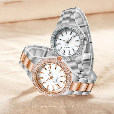 22cm Längen-ultra dünner mechanischer Uhr-Edelstahl-wasserdichte Quarz-Uhr