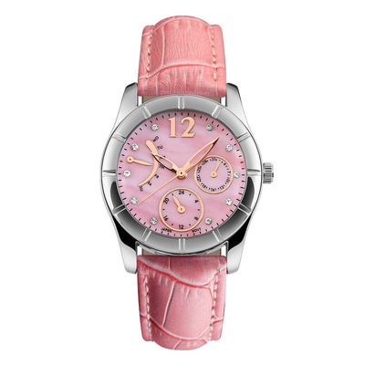 Kundengebundene Service-Edelstahl-Quarz-Armbanduhr-Schnallen-Verschluss-Art wasserdicht
