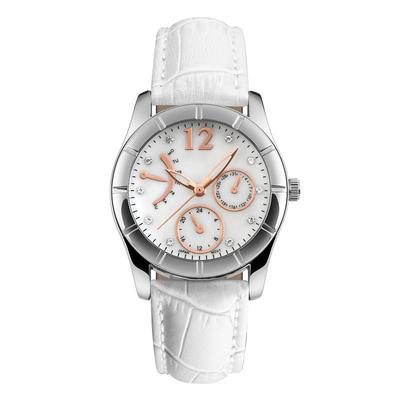 Kundengebundene Service-Edelstahl-Quarz-Armbanduhr-Schnallen-Verschluss-Art wasserdicht