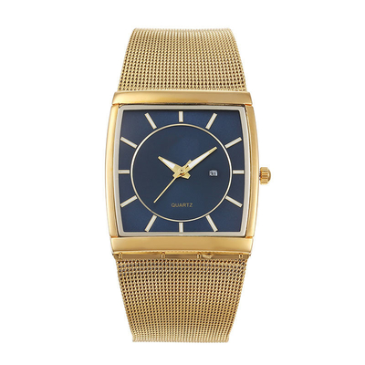 Runde Band-Länge der Quarzwerk-Zeiger-Armbanduhr-103g 24cm