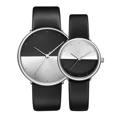 7mm starker PU-Gurt oder echte lederne Uhr 3ATM mit Sapphire Crystal Glass
