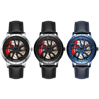 Des Edelstahl-3ATM Kasten-Stärke-Wasserbeständigkeit Quarz-der Uhr-13mm