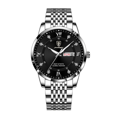 Quarzbewegung und 105 g Edelstahl Quarz Armbanduhr