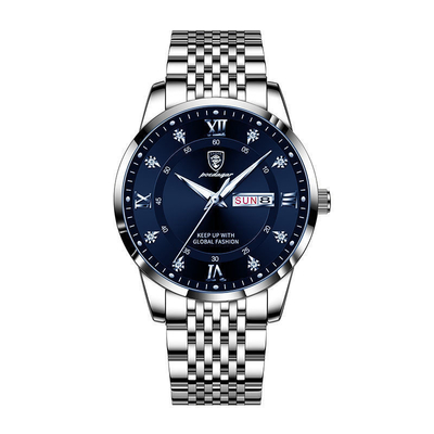 Quarzbewegung und 105 g Edelstahl Quarz Armbanduhr