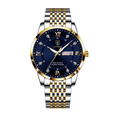 Quarzbewegung und 105 g Edelstahl Quarz Armbanduhr