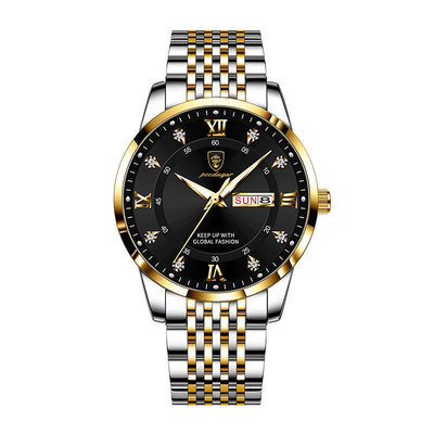 Quarzbewegung und 105 g Edelstahl Quarz Armbanduhr