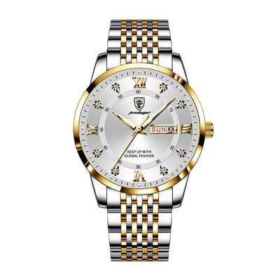 Quarzbewegung und 105 g Edelstahl Quarz Armbanduhr