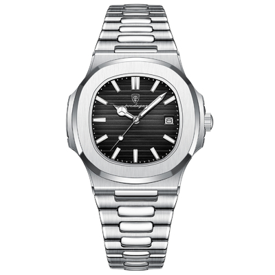 Bandbreite 20 mm Edelstahl Quarz Armbanduhr Zeit Anzeige Option Gewichts 135g