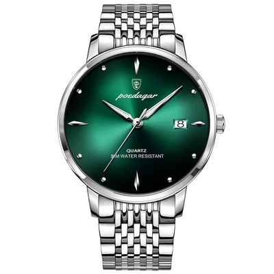 135g Gewicht Edelstahl Quarz Armbanduhr mit Zeiger-Display
