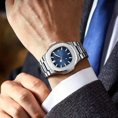 Hochleistungsmetallquarzuhr Armbanduhr mit Quarzbewegung