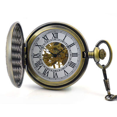 Nostalgie-Weinlese-Taschen-Uhr-Uhr 3bar wasserdichtes Multiapplication