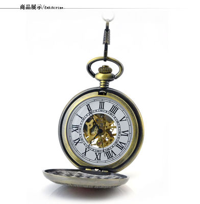 Nostalgie-Weinlese-Taschen-Uhr-Uhr 3bar wasserdichtes Multiapplication