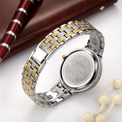 10bar wasserdichter silberner Diamond Watch Womens, PC21 Weißgold Diamond Watch