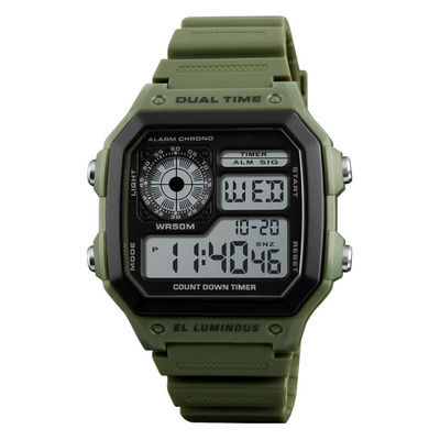 Digital und analoge Armbanduhr führten elektronische Uhr-Unisex-Digitaluhr