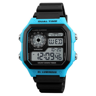 Digital und analoge Armbanduhr führten elektronische Uhr-Unisex-Digitaluhr