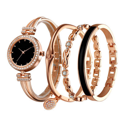 4-teiliger Armbanduhr-Geschenk-Satz, Uhr-Geschenkbox stellte Uhr 86g ein