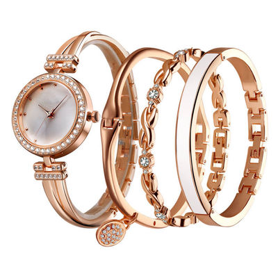 4-teiliger Armbanduhr-Geschenk-Satz, Uhr-Geschenkbox stellte Uhr 86g ein
