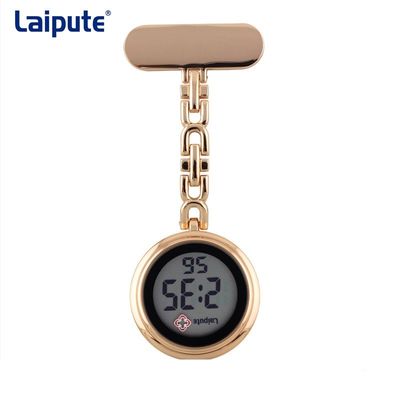 Organische Glaskrankenschwestern befestigen auf Taschenuhr, pflegt Digital-Taschenuhr 9.5mm dick