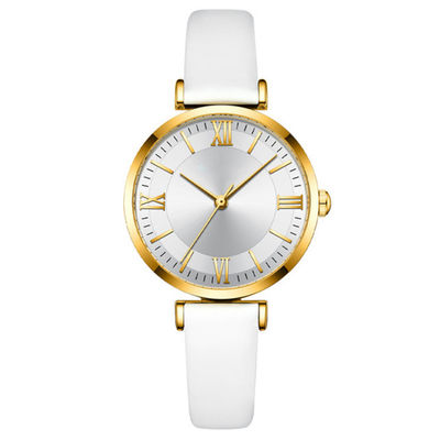Nonscratch-Frauen-Quarz-Armbanduhr-Chronographen 30M Life Waterproof